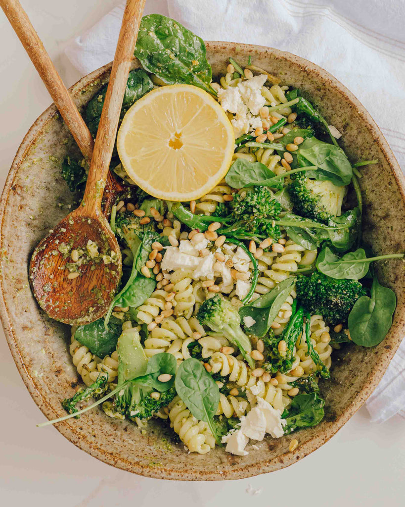 Broccoli Pesto Pasta Salad Nutra Organics