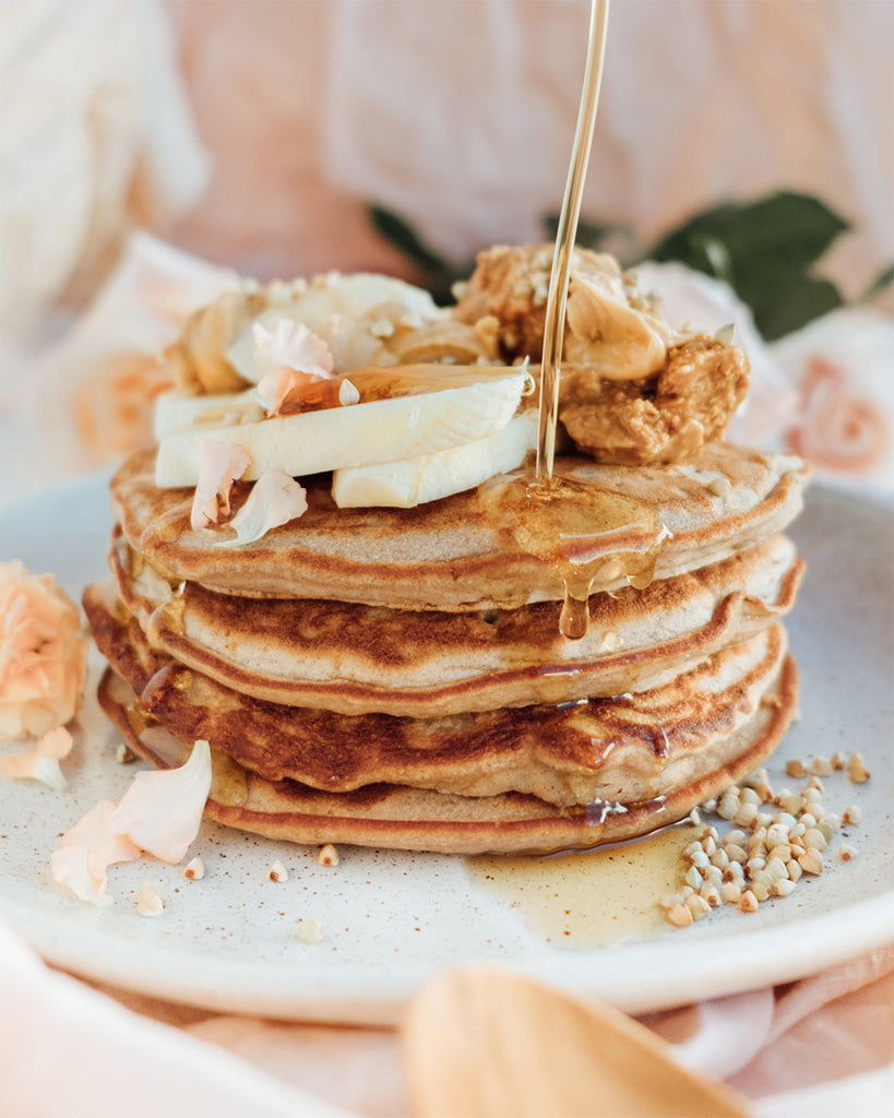 Fluffy pea protein pancakes – Growing Naturals