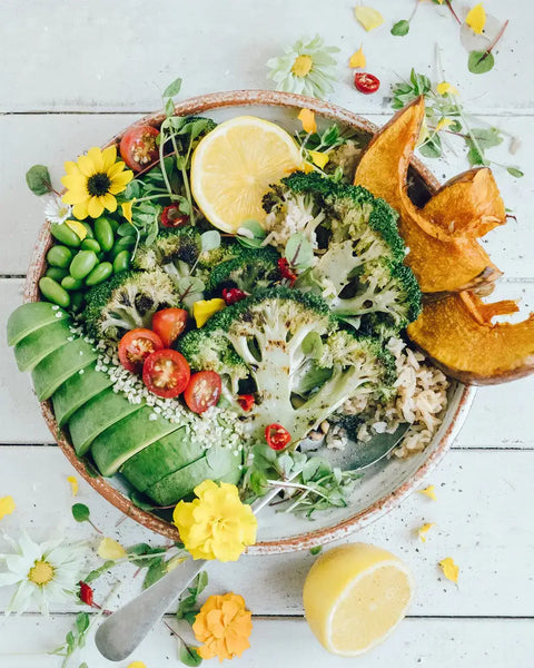 Charred Broccoli and Brown Rice Salad