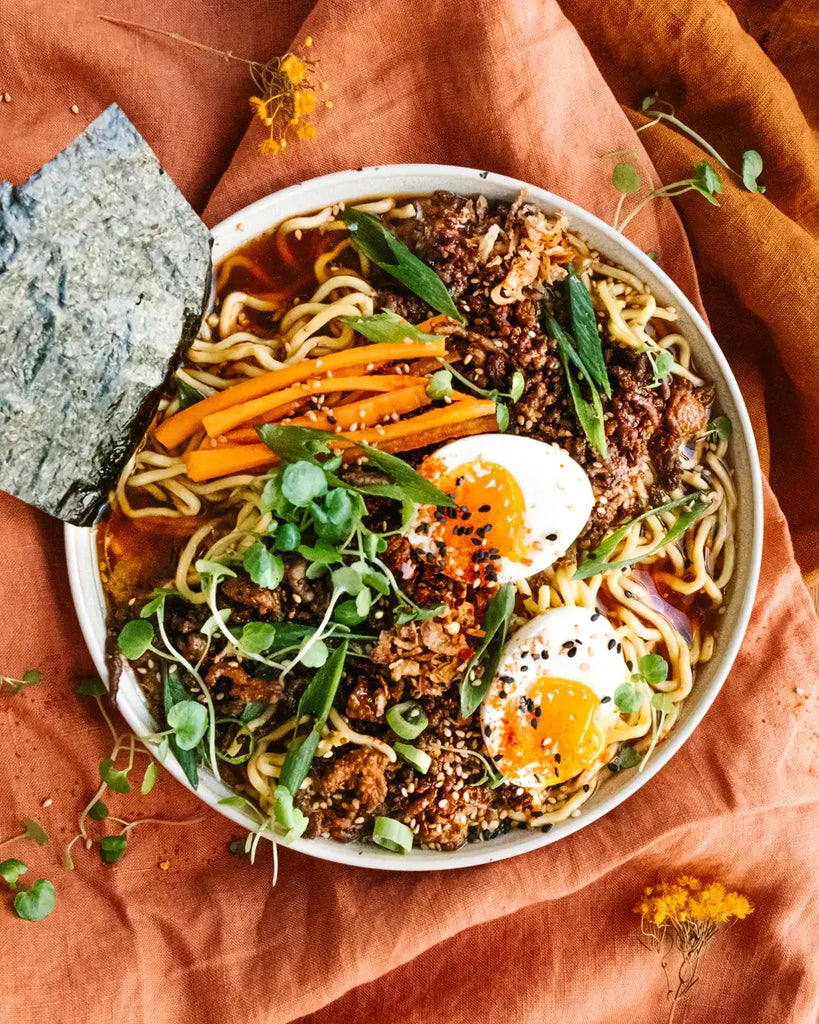 Crispy Beef Ramen Bowl – Nutra Organics