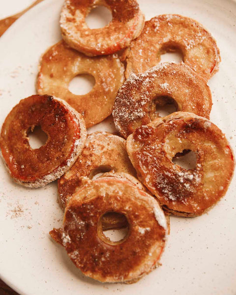 Caramel Apple Donut Rings