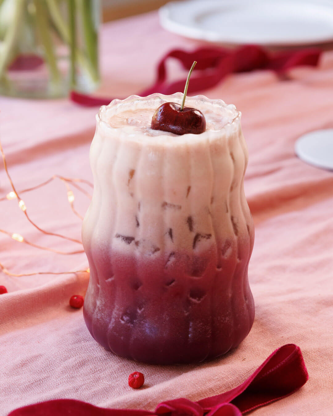 Cherries and Cream Splice Cocktail | Nutra Naturals