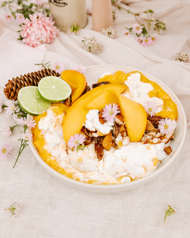 Mango Coconut Pudding