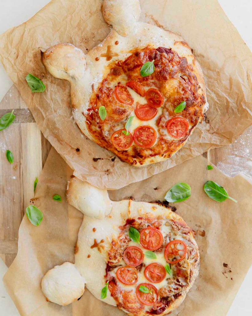 Veggie Hero Cute Bunny Pizzas Recipes Nutra Organics