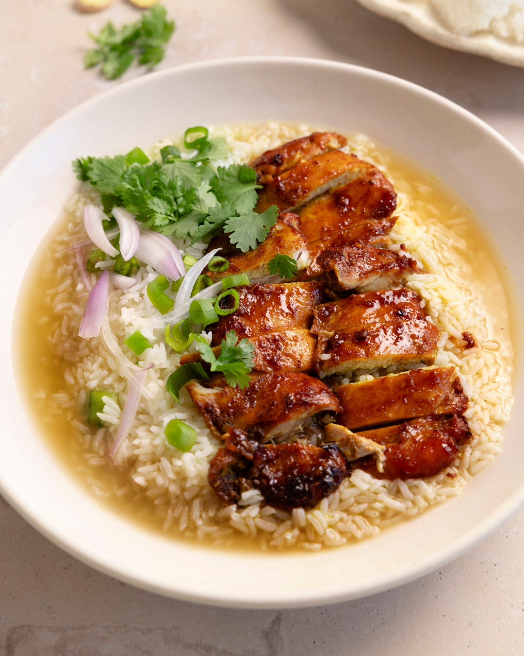 Honey Soy Chicken with Lemongrass Brothy Rice | Nutra Naturals