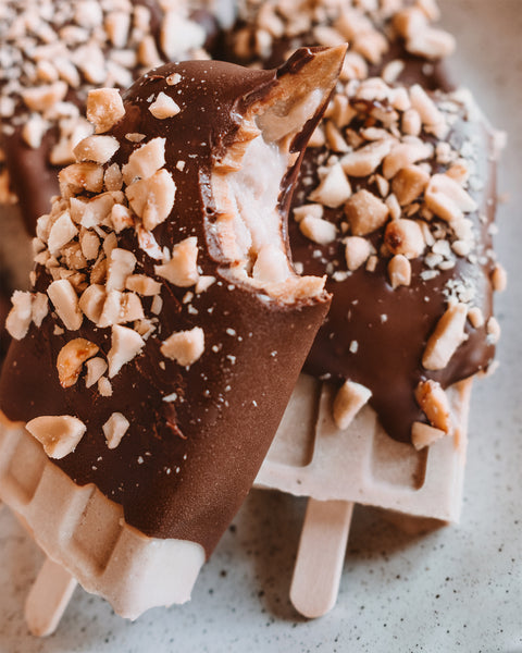 Snickers Smoothie Pops