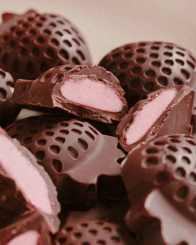 Strawberry Cream Chocolate Truffles