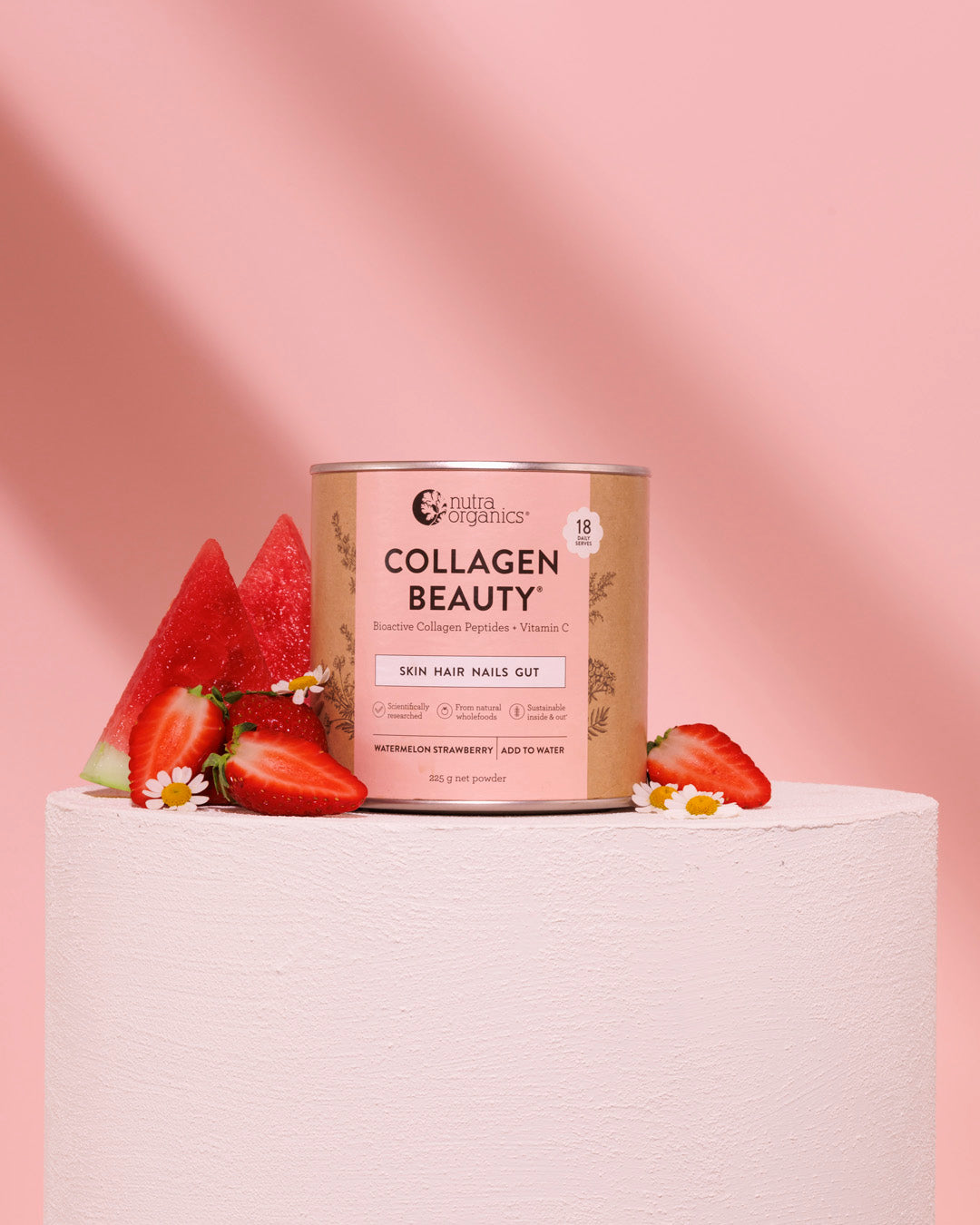 Collagen Beauty Watermelon Strawberry – Nutra Organics