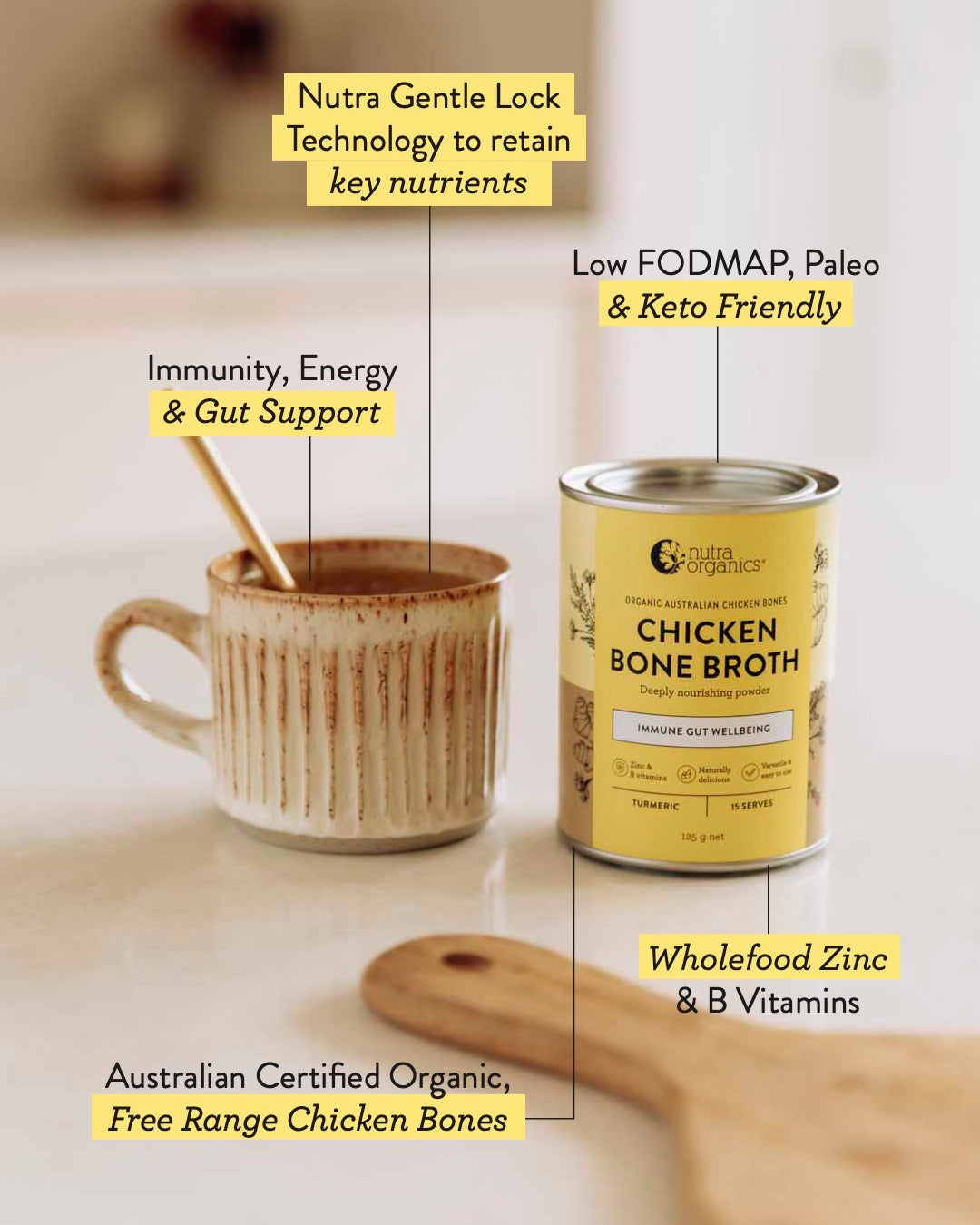 Chicken Bone Broth Turmeric