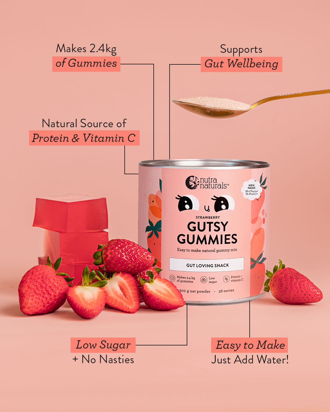 Gutsy Gummies Strawberry
