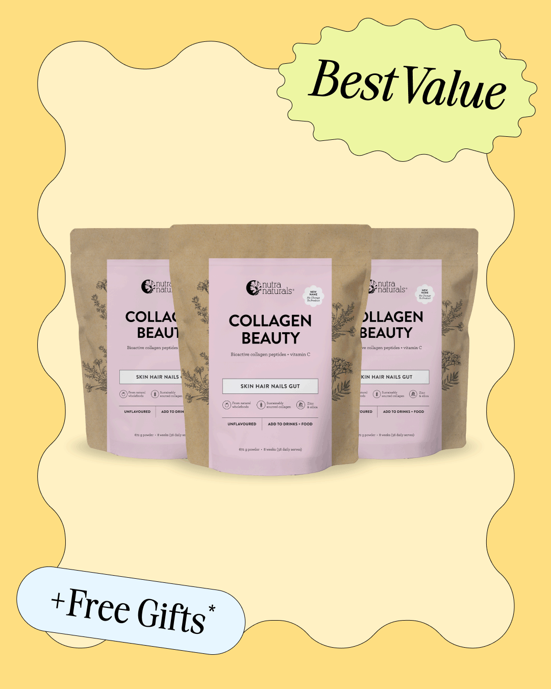 Collagen Beauty 672 g x 3