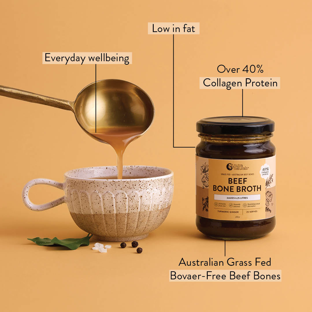 Beef Bone Broth Concentrate Turmeric Ginger