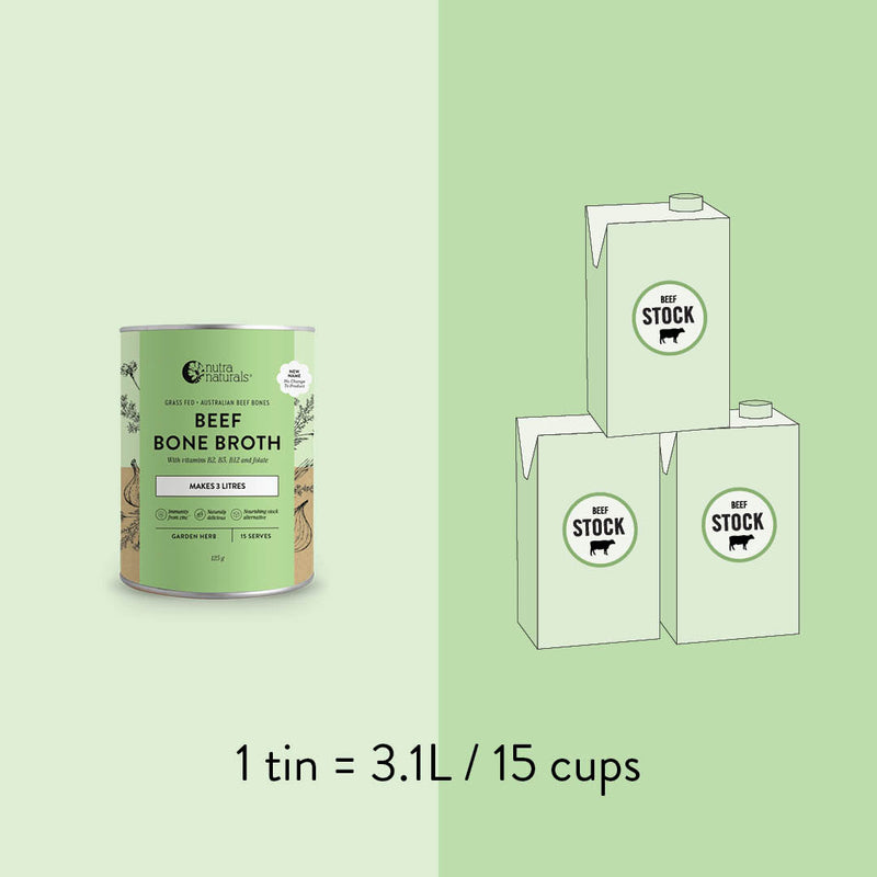 Beef Bone Broth Garden Herb