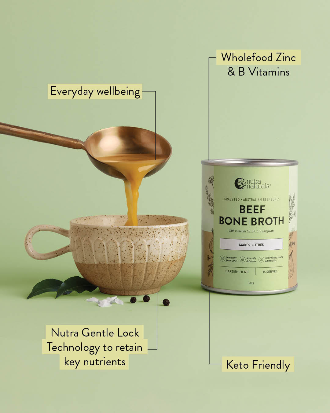 Beef Bone Broth Powder with its benefits
