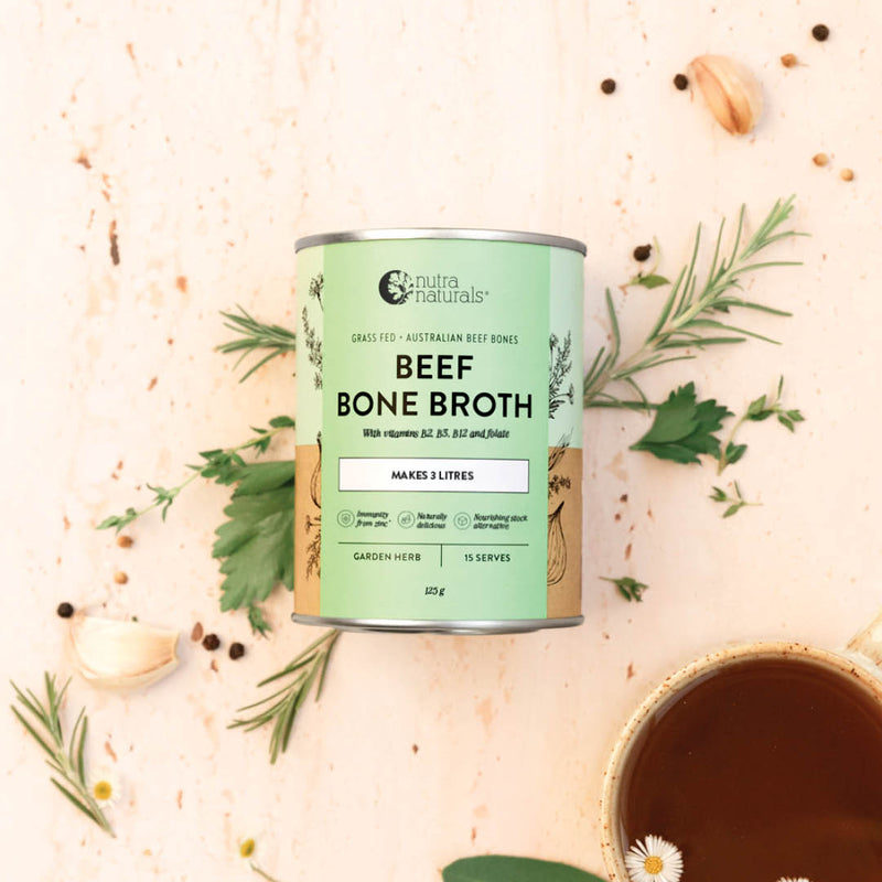 Beef Bone Broth Garden Herb