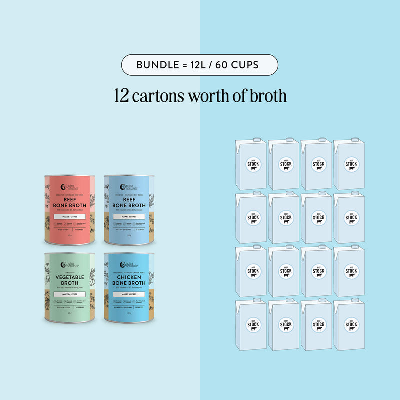 Buy 3 Get 1 Free Broth Powder Bundle