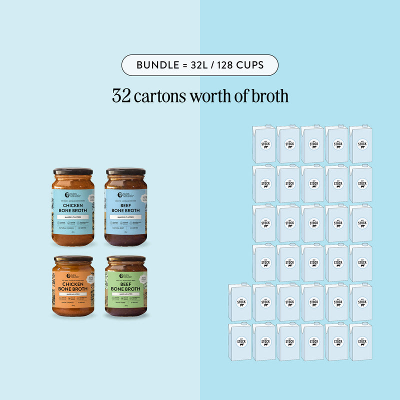 Buy 3 Get 1 FREE - Broth Concentrates Bundle