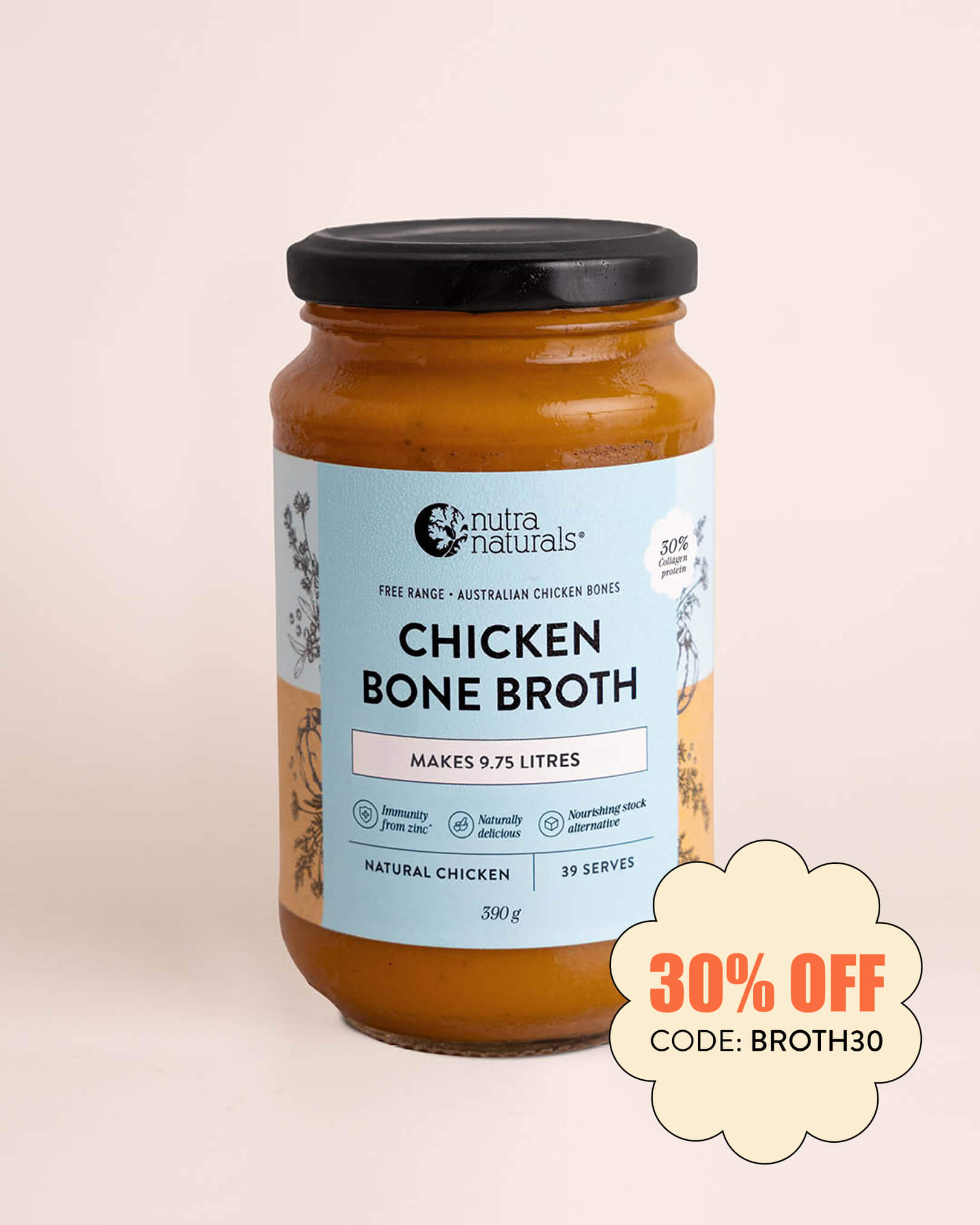 Chicken Bone Broth Concentrate Natural