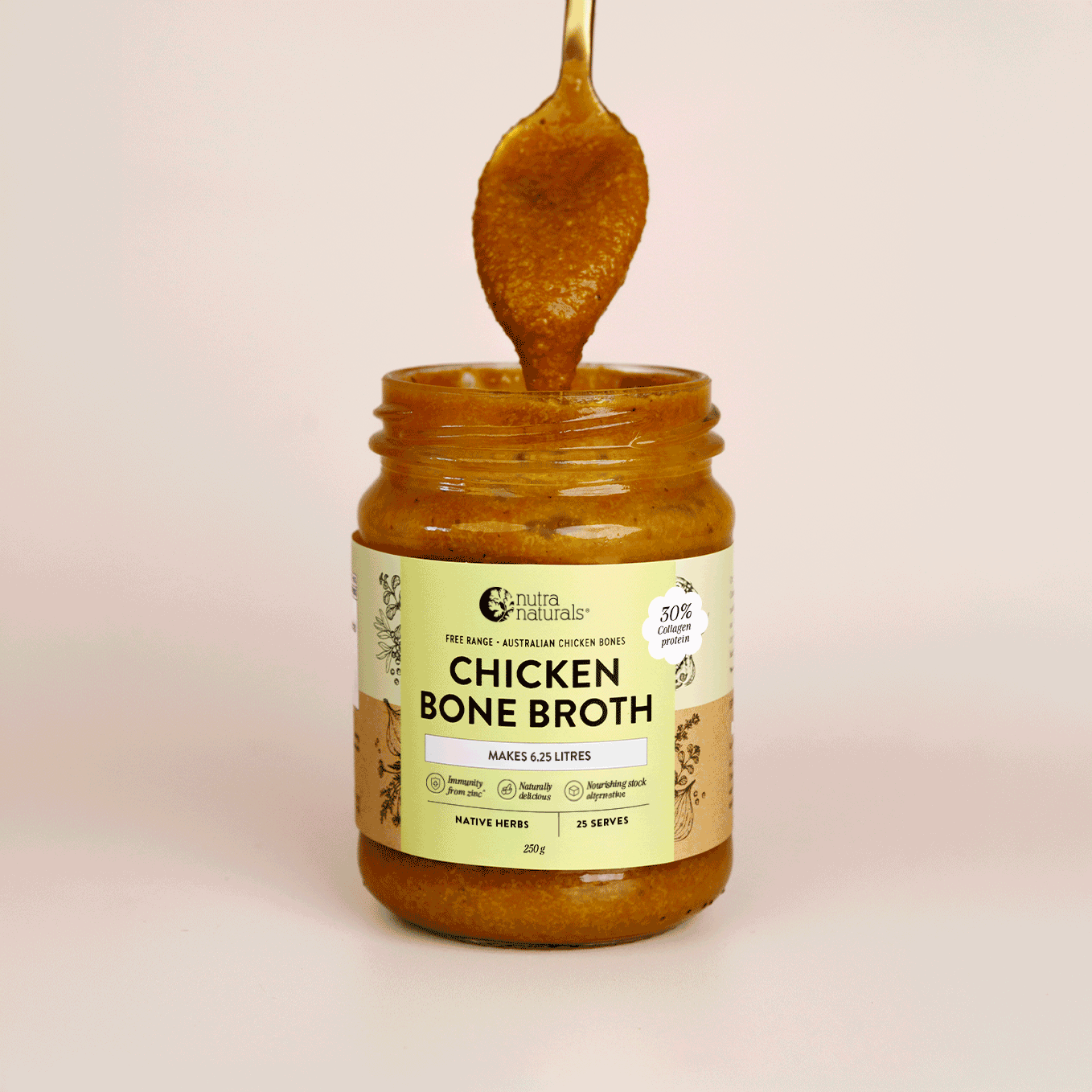 Chicken Bone Broth Concentrate Native Herbs