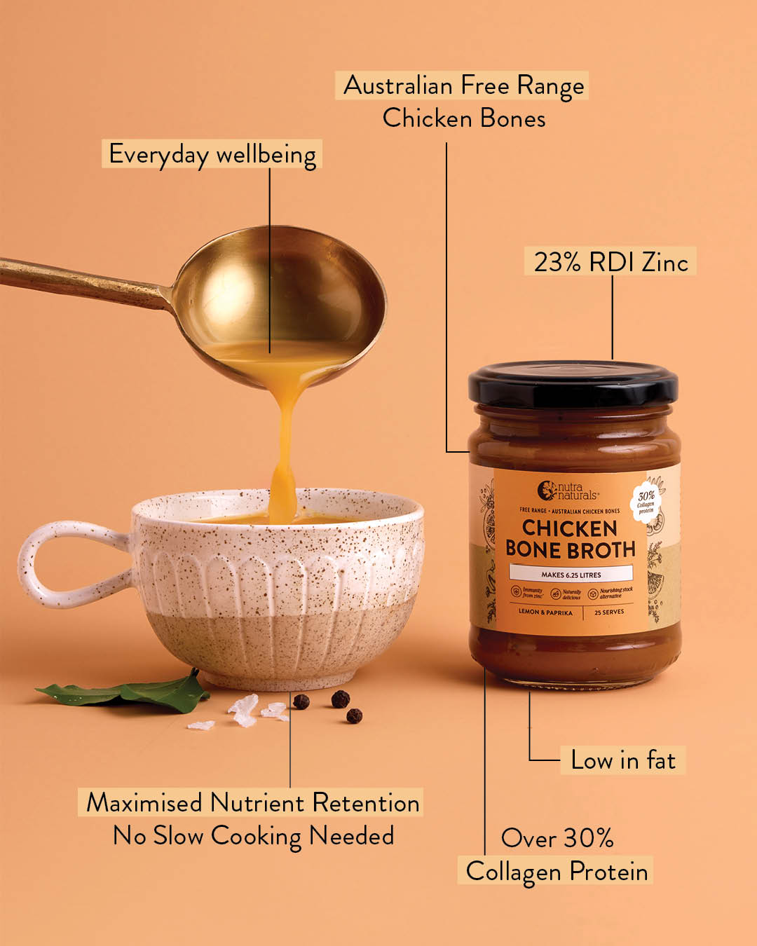 Chicken Bone Broth Concentrate with its benefits
