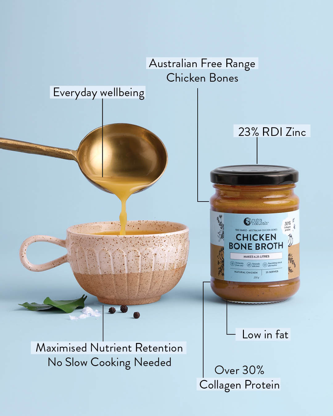 Chicken Bone Broth Concentrate with its benefits