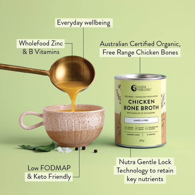 Chicken Bone Broth Garden Herb