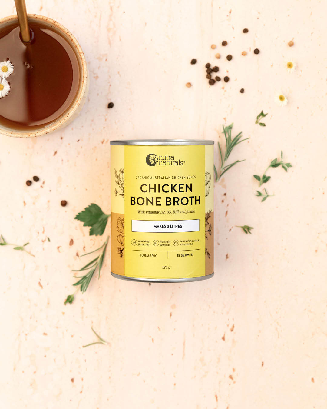 Chicken Bone Broth Turmeric 