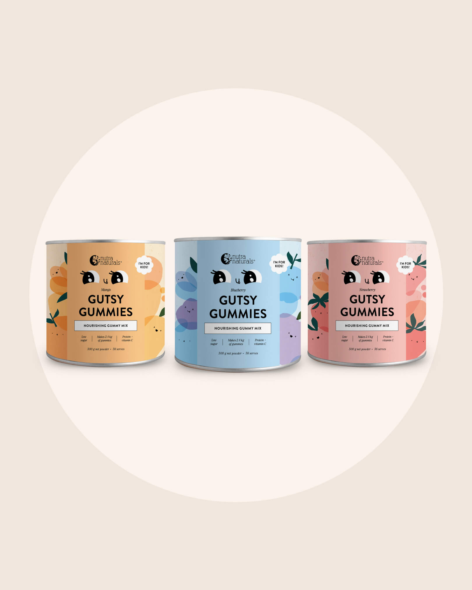 Gutsy Gummies Flavour Trio