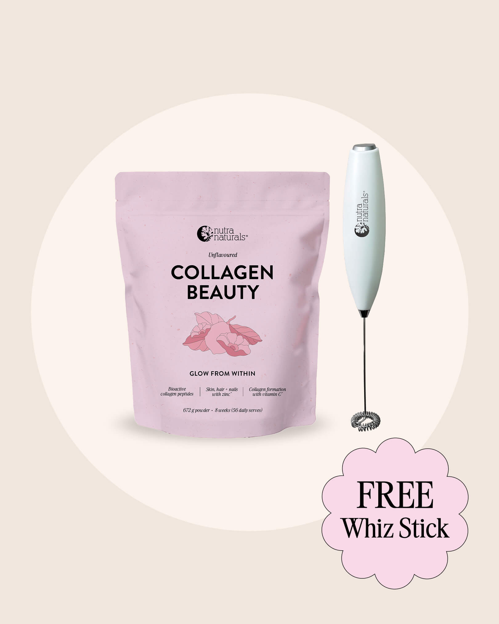 Limited Edition Collagen Beauty 672g + FREE Whiz Stick