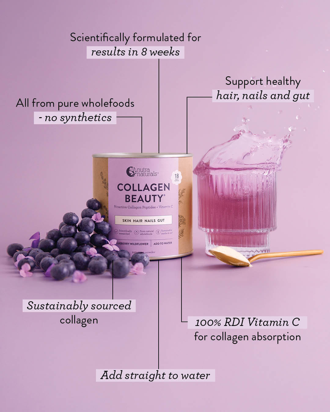 Collagen Beauty Blueberry Wildflower