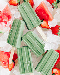 Super Greens + Reds Watermelon Strawberry icecream