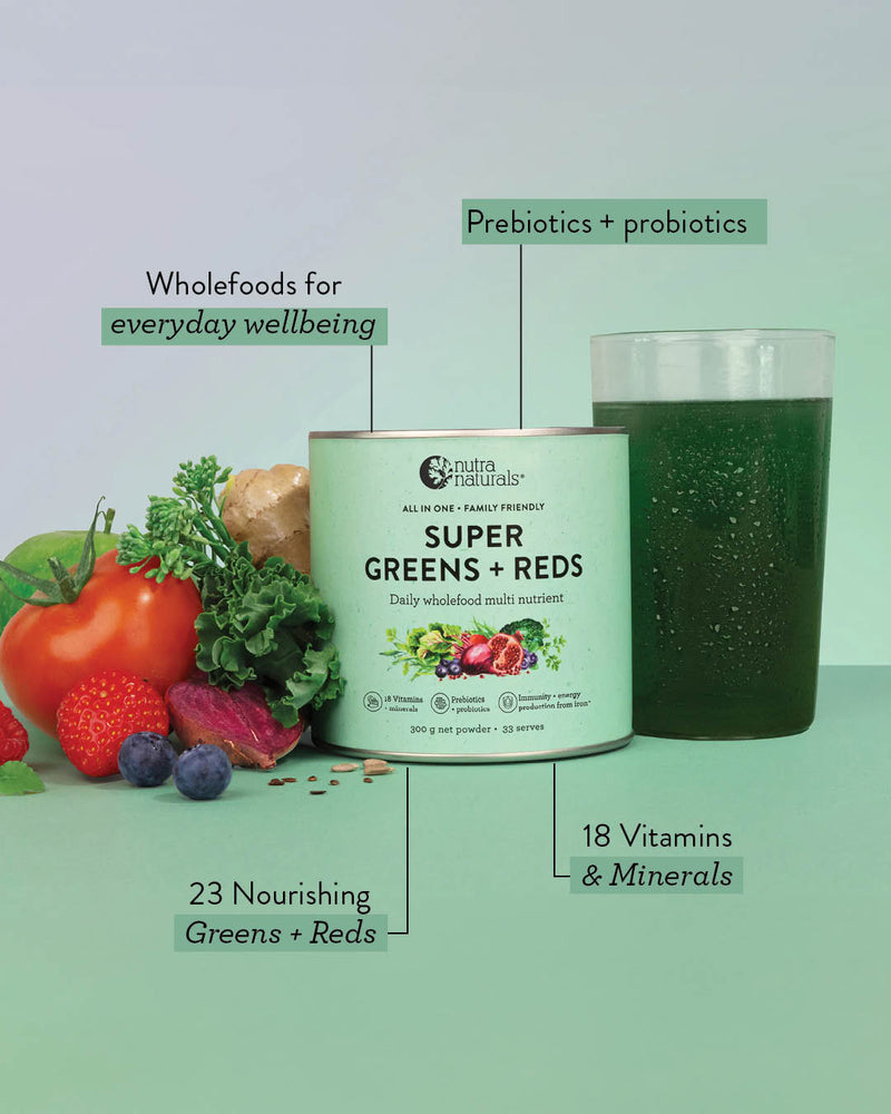 Super Greens + Reds