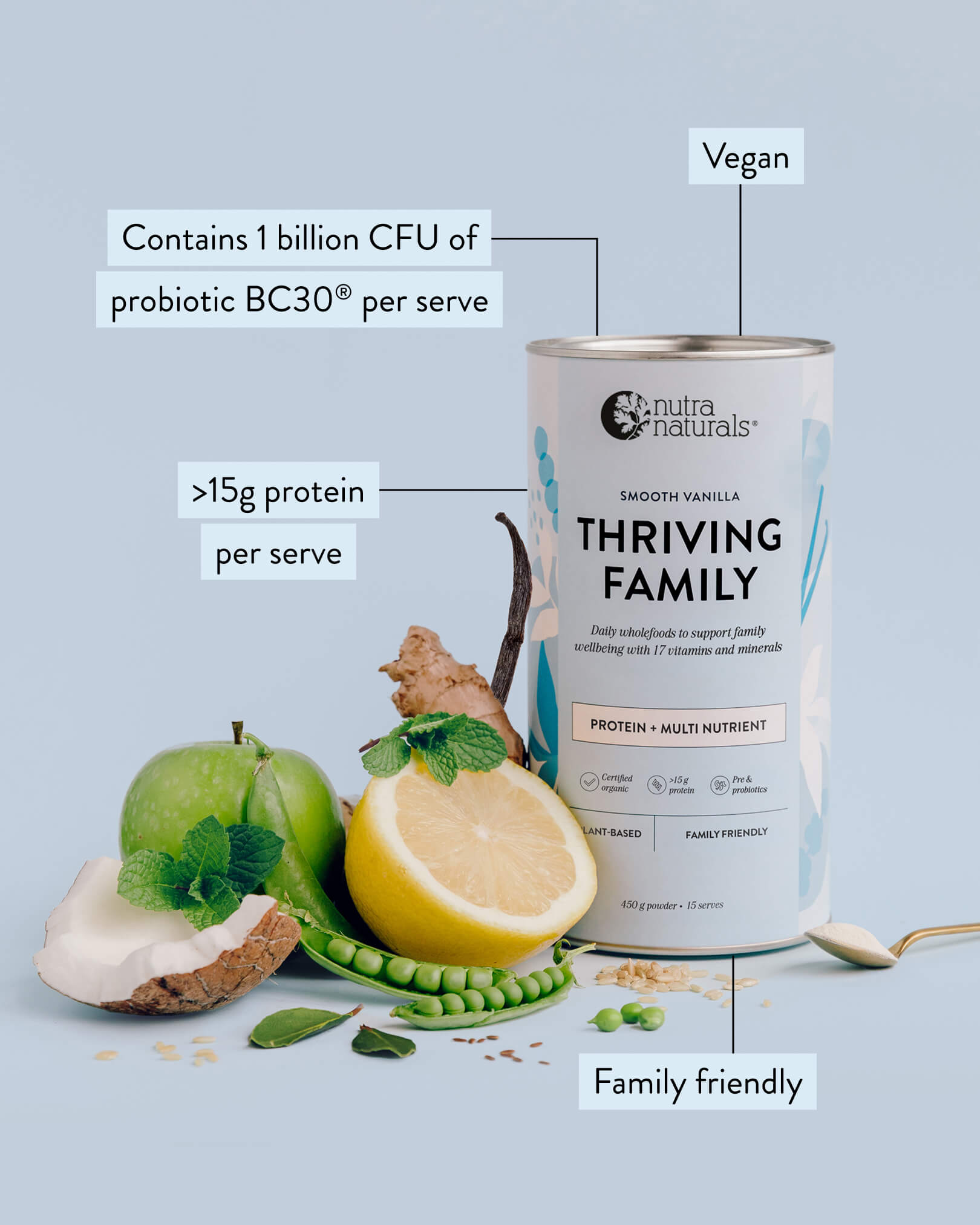 Thriving Family Smooth Vanilla and its benefits