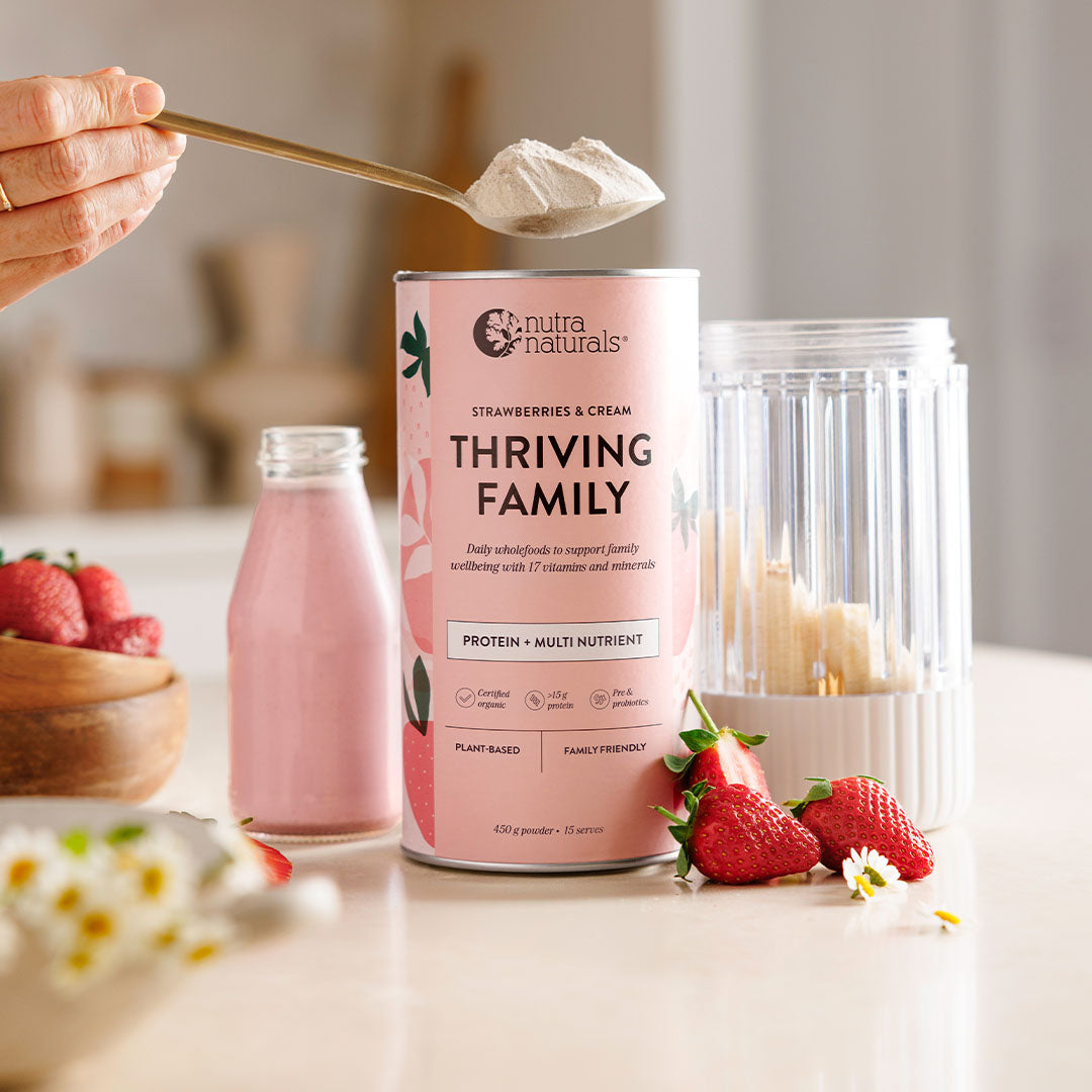Thriving Family Strawberries & Cream Lifestyle Image