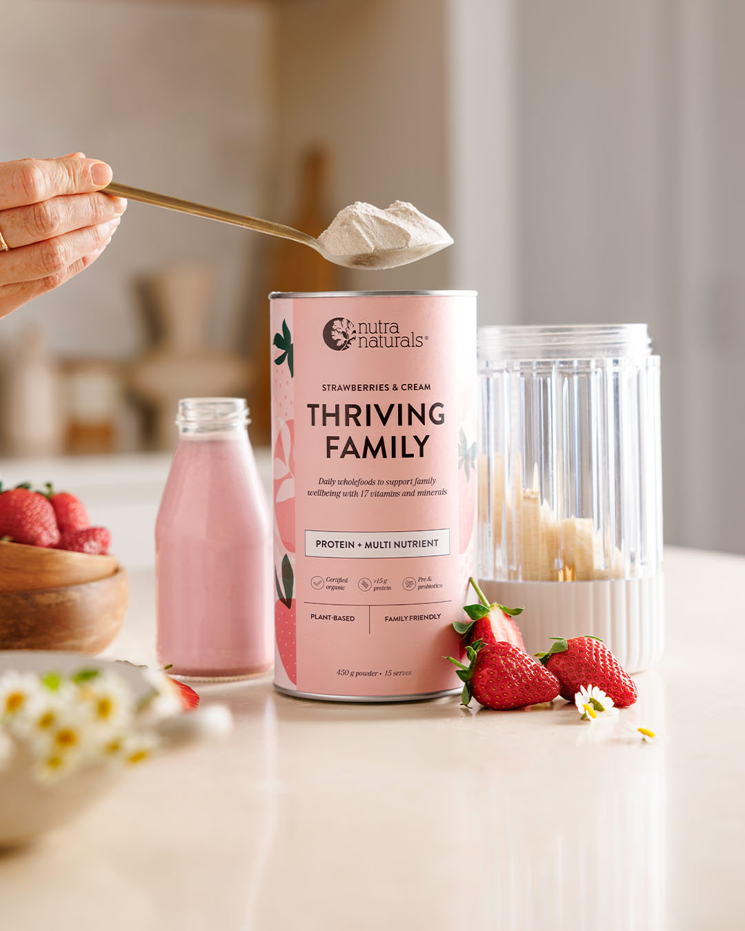 Thriving Family Strawberries & Cream lifestyle image