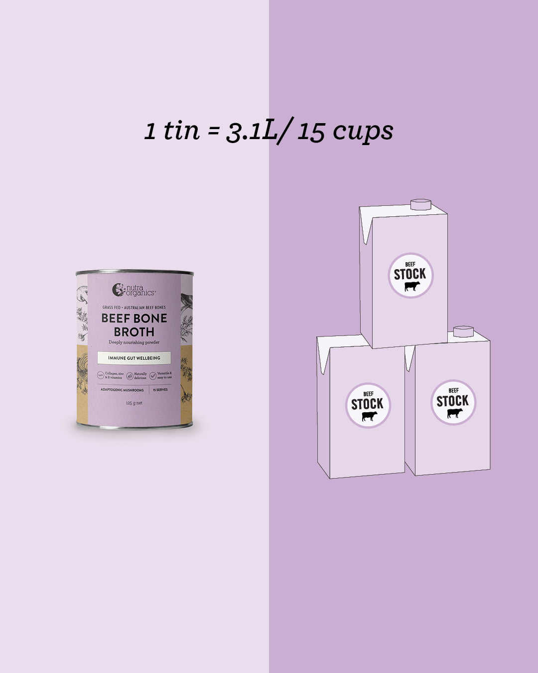 Beef Bone Broth Adaptogenic Mushroom