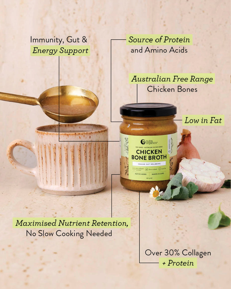 Chicken Bone Broth Concentrate Native Herbs