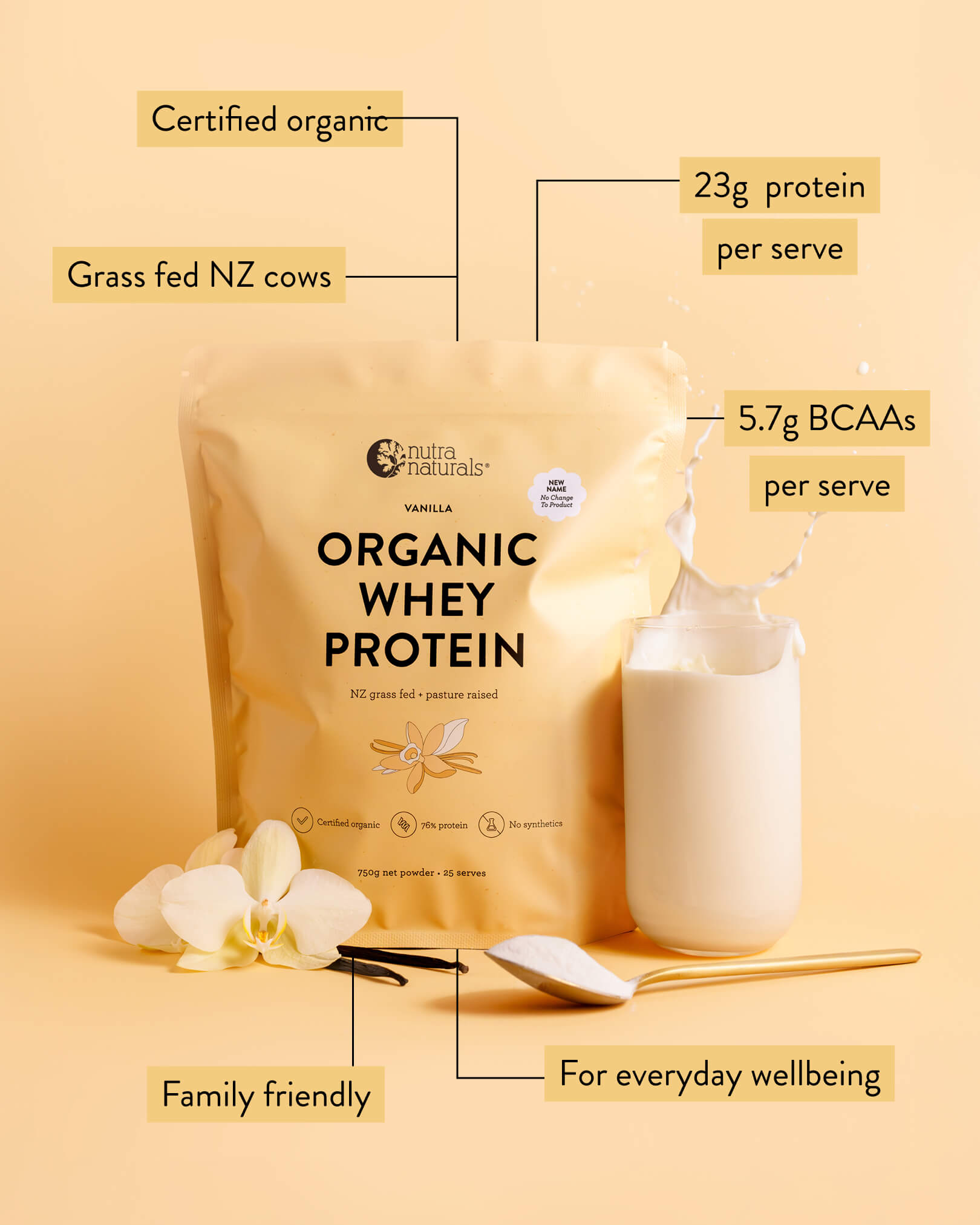 Organic Whey Protein Vanilla