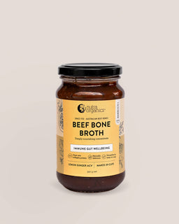 Beef Bone Broth Concentrate Lemon Ginger ACV