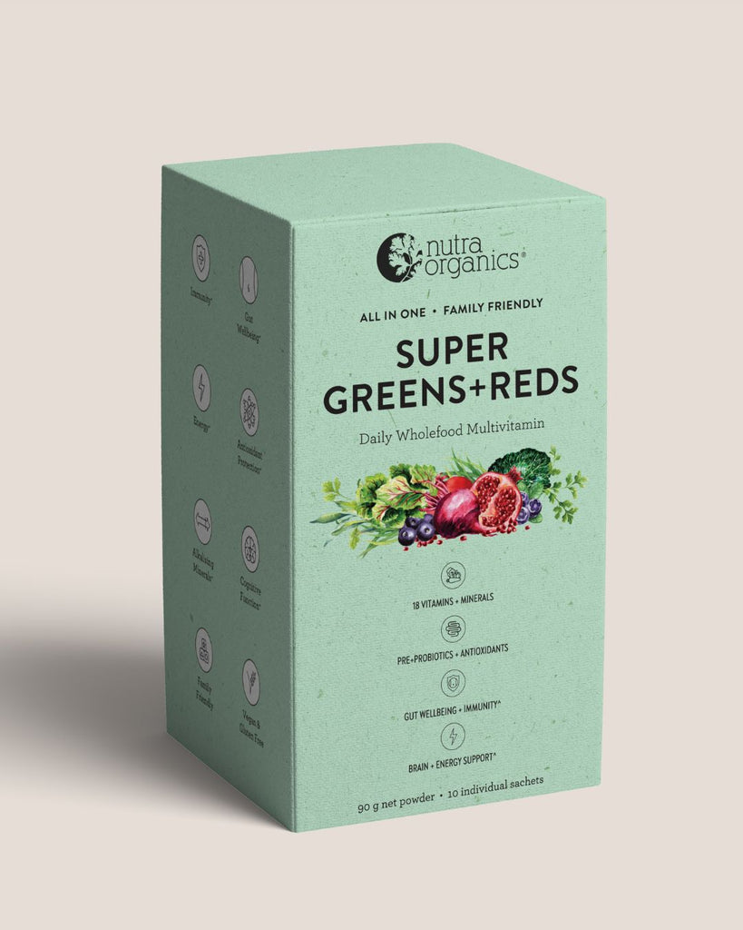 Super Greens + Reds Sachet Box